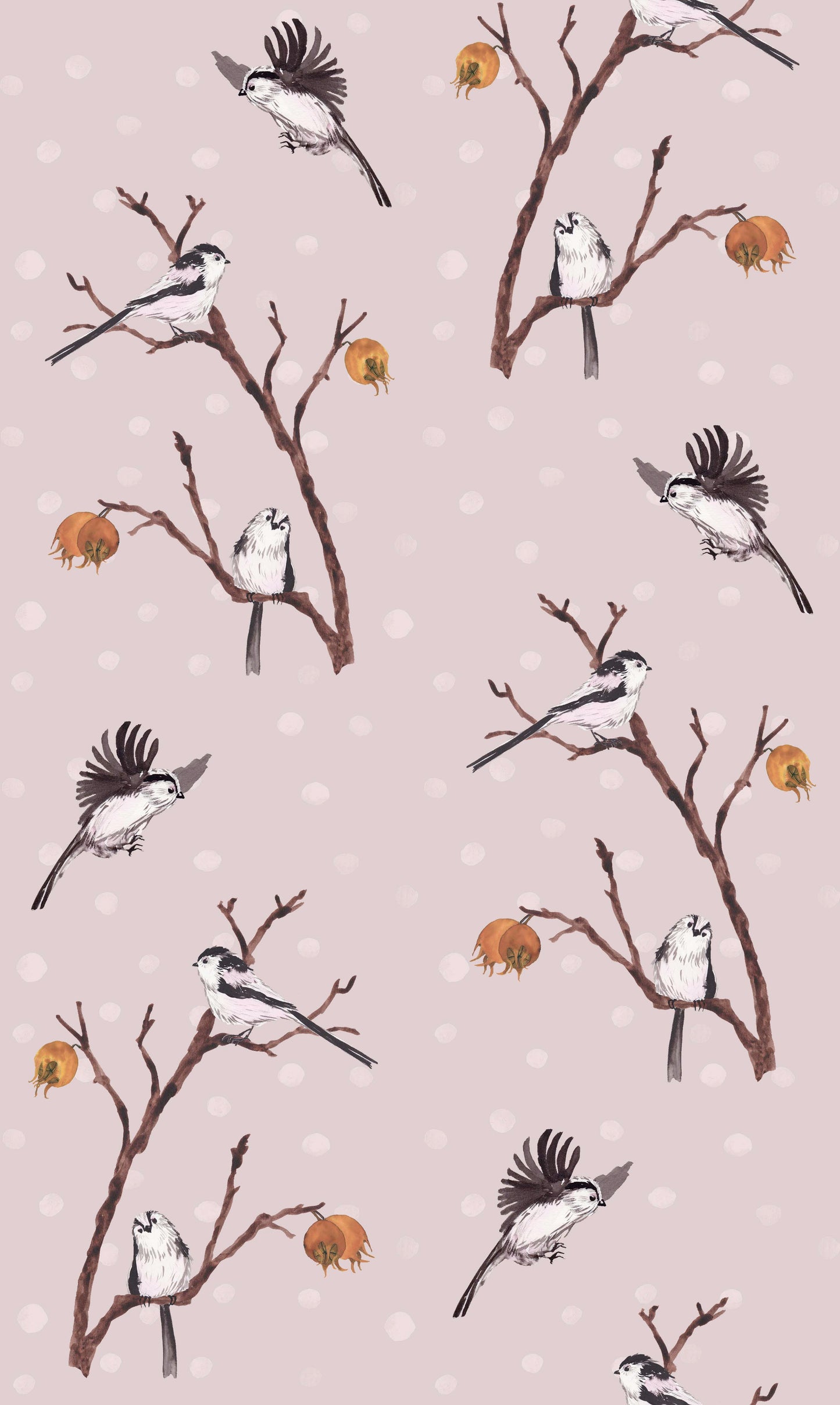 Medlar Fabric - Pink Cloud - Petronella Hall