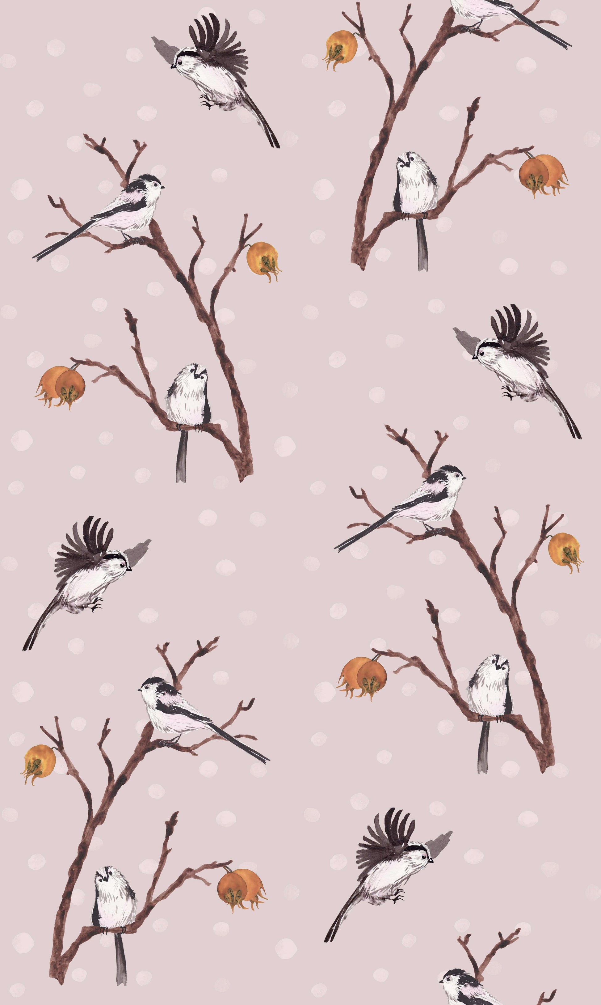 Medlar Fabric - Pink Cloud - Petronella Hall