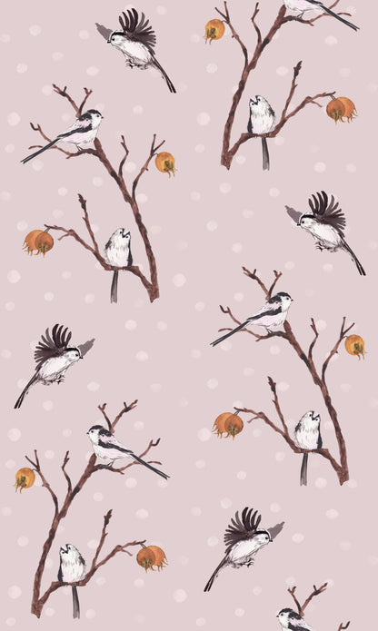 Medlar Fabric - Pink Cloud - Petronella Hall