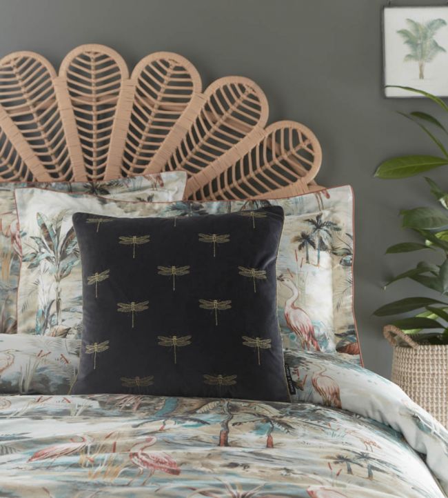 Azure Cushion - Gray - Clarke & Clarke