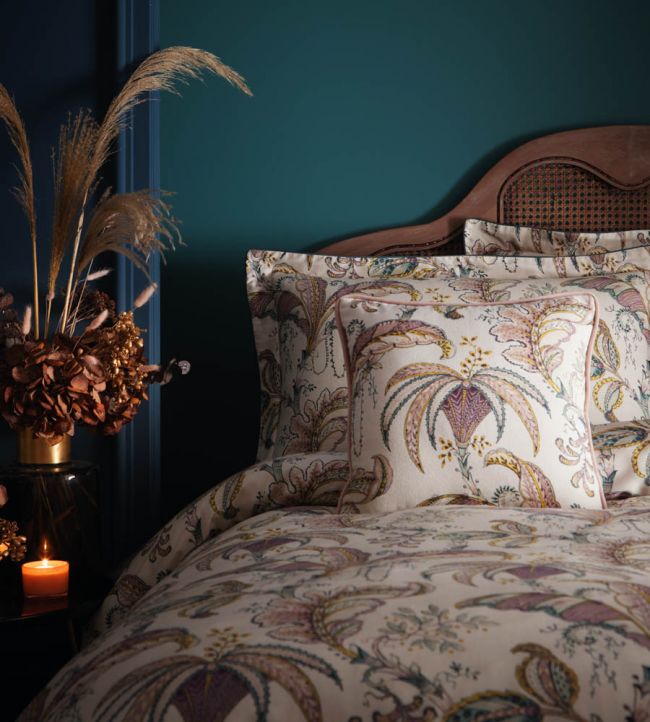 Ophelia Cushion - Pink - Clarke & Clarke