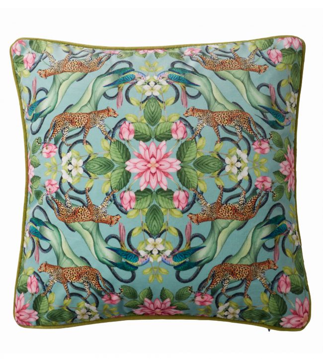 Menagerie Cushion - Teal - Clarke & Clarke