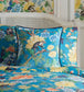 Sapphire Garden Cushion - Blue - Clarke & Clarke