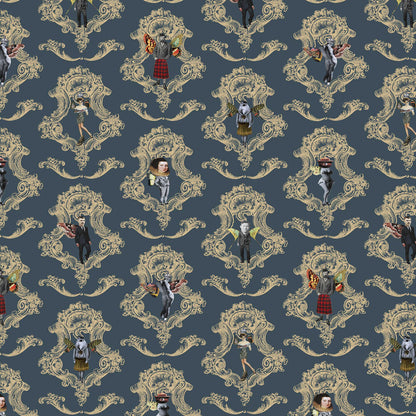 Butterfly People Wallpaper - Blue - The Graduate Collection