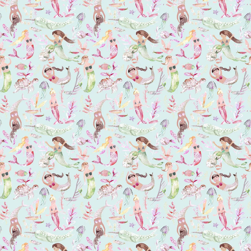 Mermaid Party Dusk Fabric