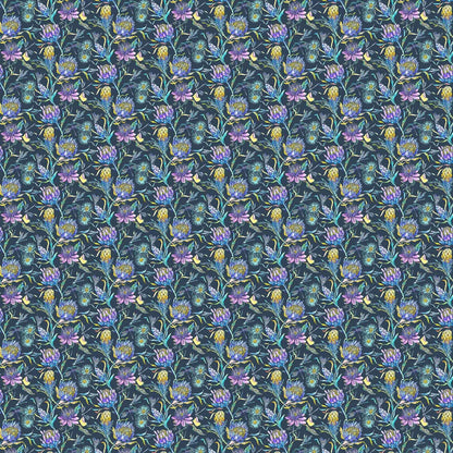 Moorehaven Electric Navy Lomond Pima Lawn Cotton - Dress Fabric
