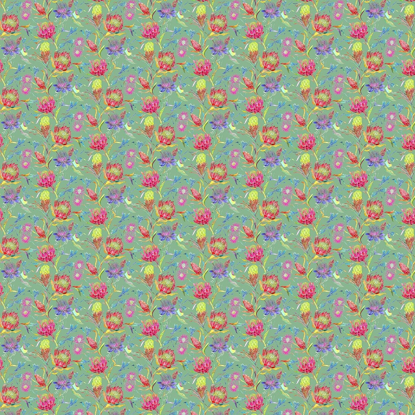 Moorehaven Sunlight Pistachio Lomond Pima Lawn Cotton - Dress Fabric