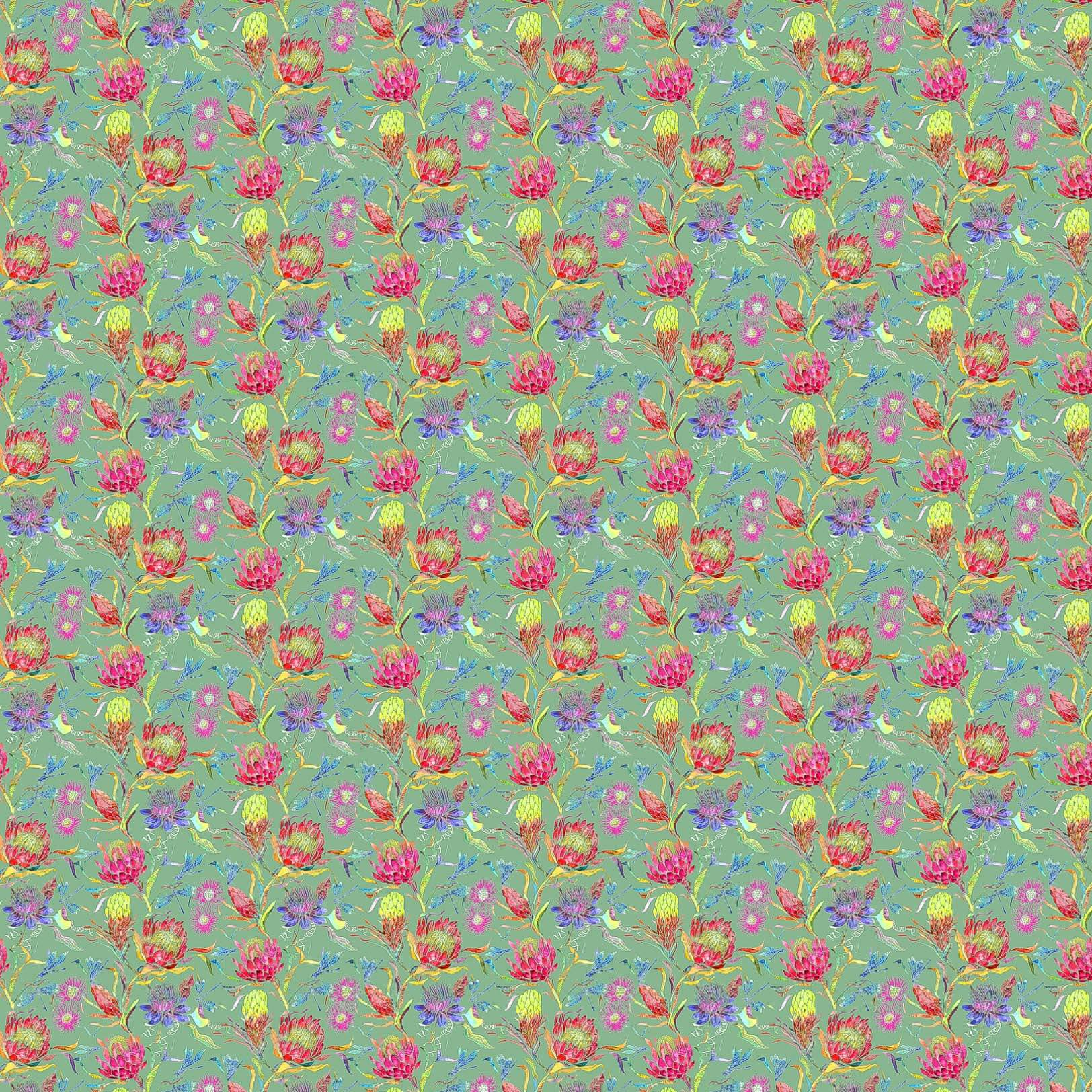 Moorehaven Sunlight Pistachio Lomond Pima Lawn Cotton - Dress Fabric