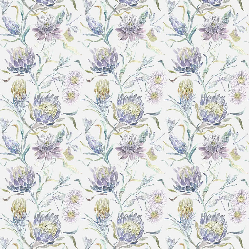 Moorehaven Velvet Periwinkle Fabric