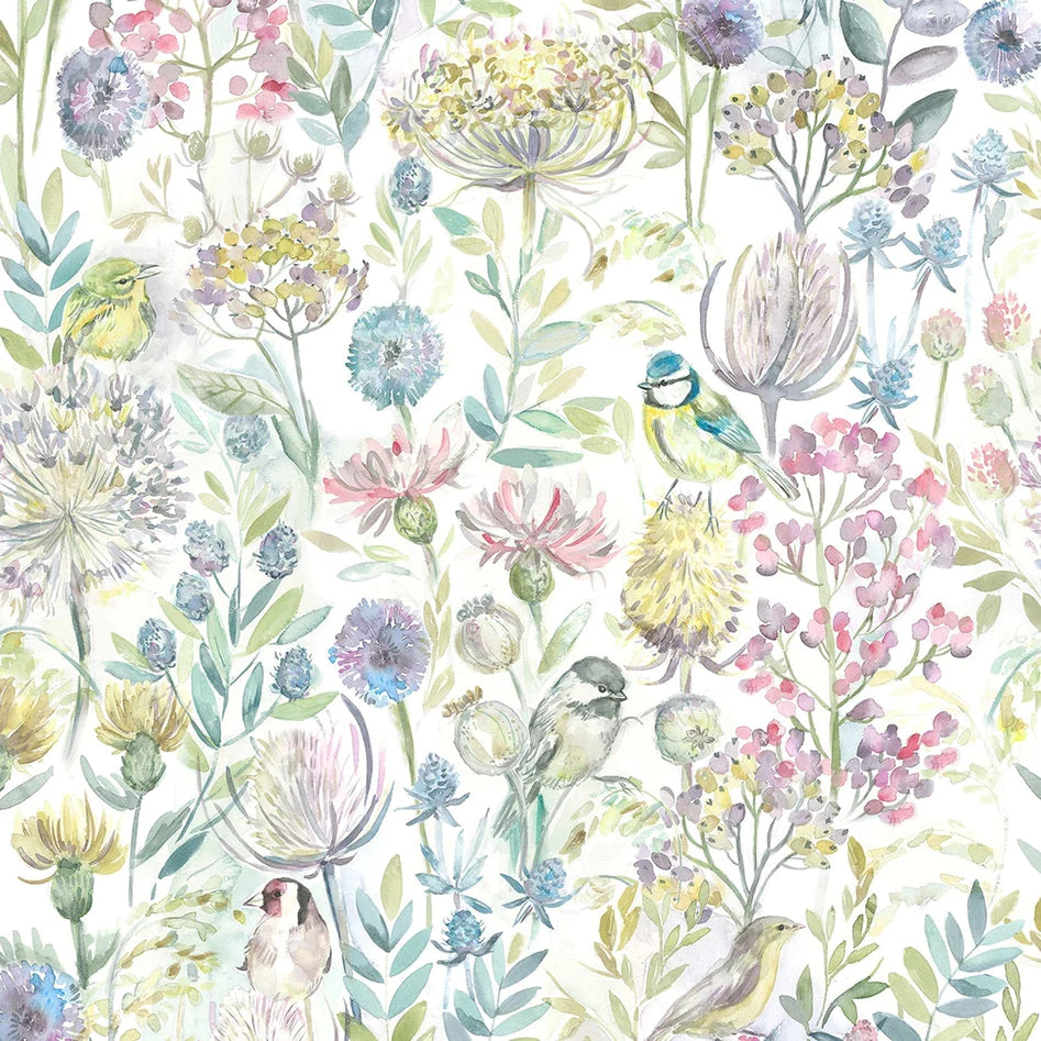 Morning Chorus Cream Fabric