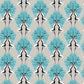Showgirls Wallpaper - Teal - The Graduate Collection