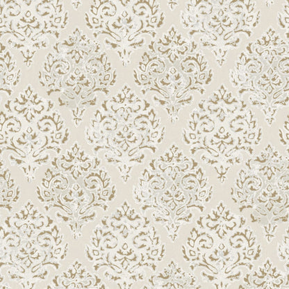 Lustre Modern Damask Wallpaper
