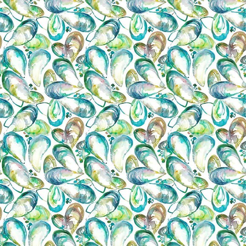 Mussel Shells Kelpie Fabric
