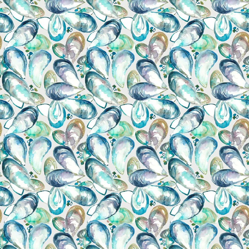 Mussel Shells Marine Fabric