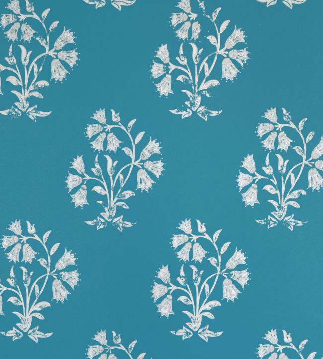 Maharani Wallpaper - Jaipur Blue - BG2400101 - Barneby Gates