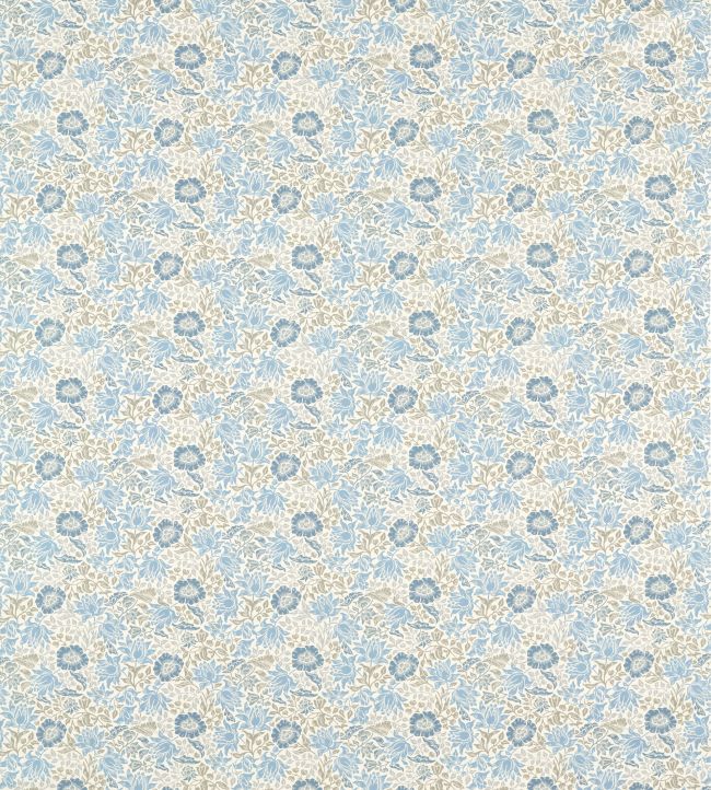 Mallow Fabric - Denim/Ivory - F1680/03 - Clarke & Clarke