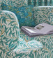 Mallow Fabric - Teal - F1680/04 - Clarke & Clarke