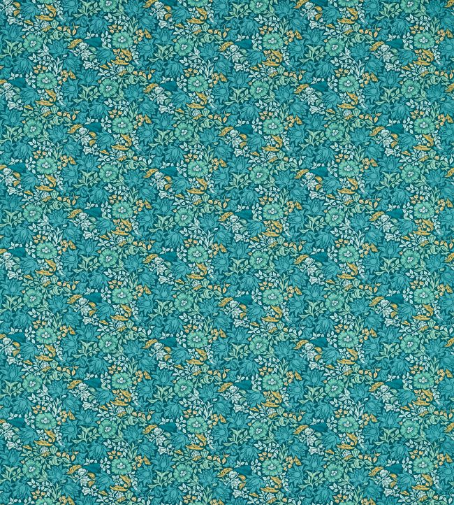 Mallow Fabric - Teal - F1680/04 - Clarke & Clarke