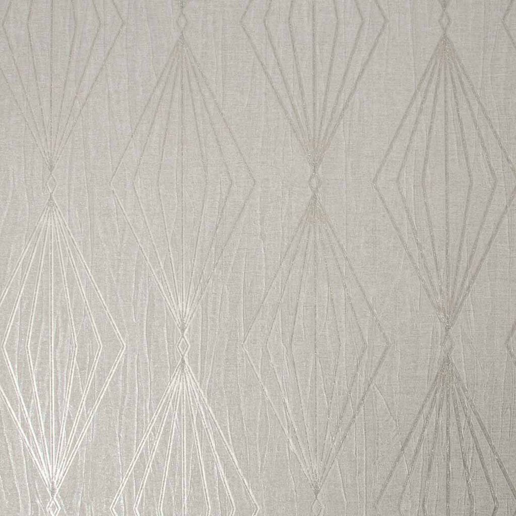 Marquise Geo Wallpaper - Pearl - Boutique Luxury
