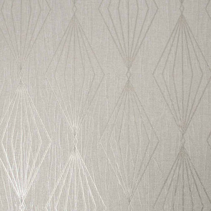 Marquise Geo Wallpaper - Pearl - Boutique Luxury