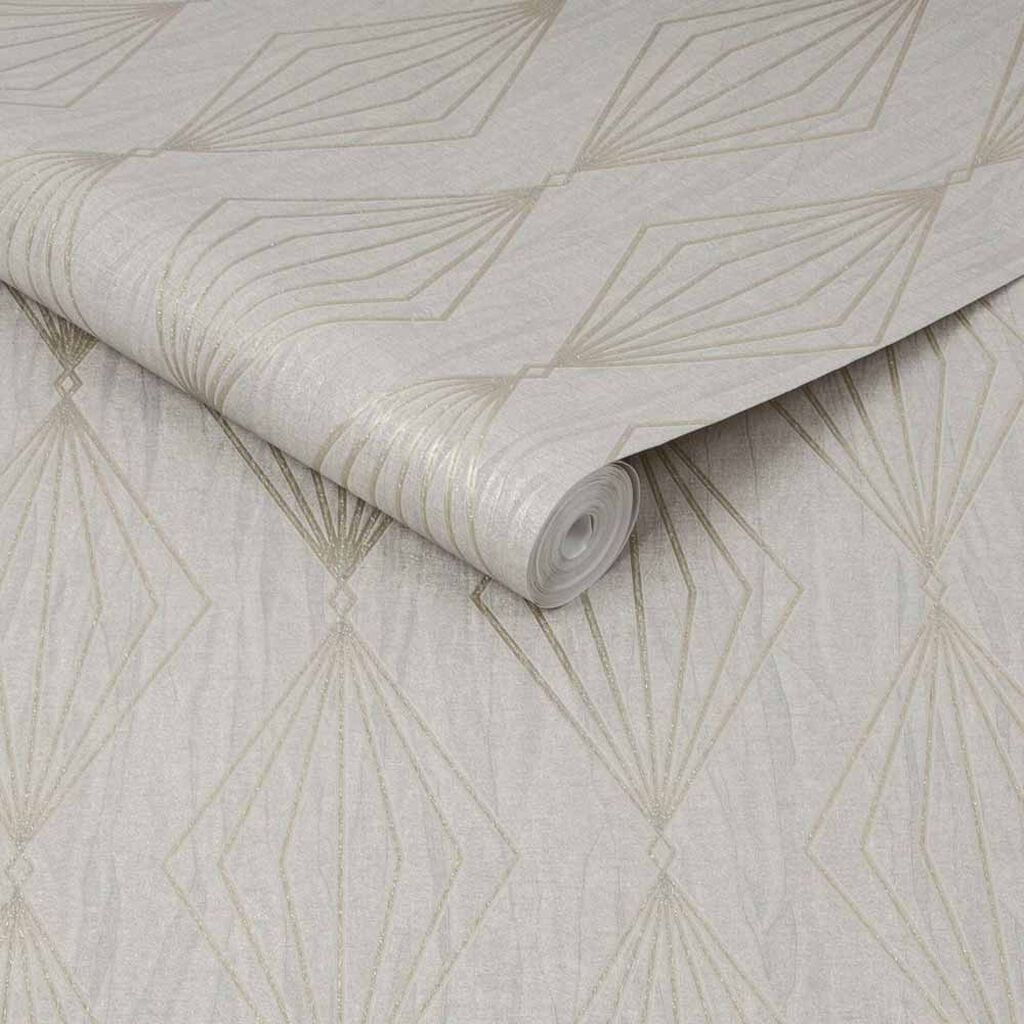 Marquise Geo Wallpaper - Quartz - Boutique Luxury