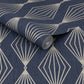 Marquise Geo Wallpaper - Sapphire - Boutique Luxury