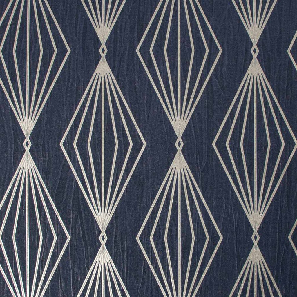 Marquise Geo Wallpaper - Sapphire - Boutique Luxury