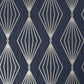Marquise Geo Wallpaper - Sapphire - Boutique Luxury