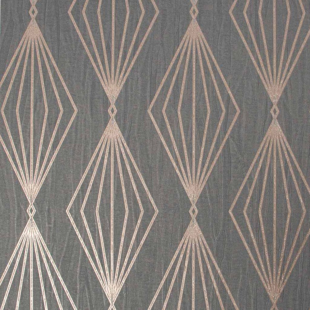 Marquise Geo Wallpaper - Smokey Quartz - Boutique Luxury