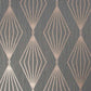 Marquise Geo Wallpaper - Smokey Quartz - Boutique Luxury