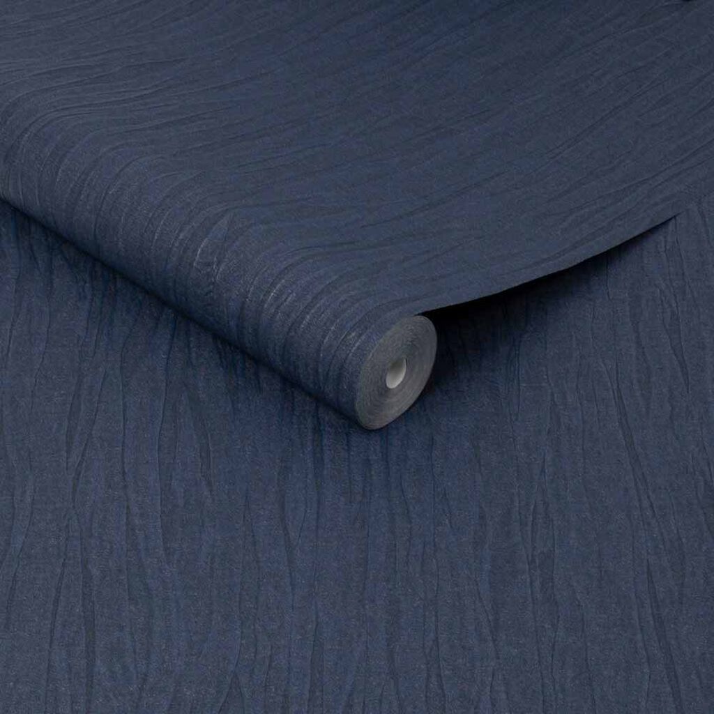 Marquise Plain Wallpaper - Sapphire - Boutique Luxury