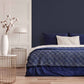 Marquise Plain Wallpaper - Sapphire - Boutique Luxury