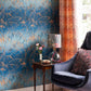 Meadow Grass Wallpaper - French Navy & Copper - Clarissa Hulse