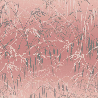 Meadow Grass Wallpaper - Shell & Pewter - Clarissa Hulse