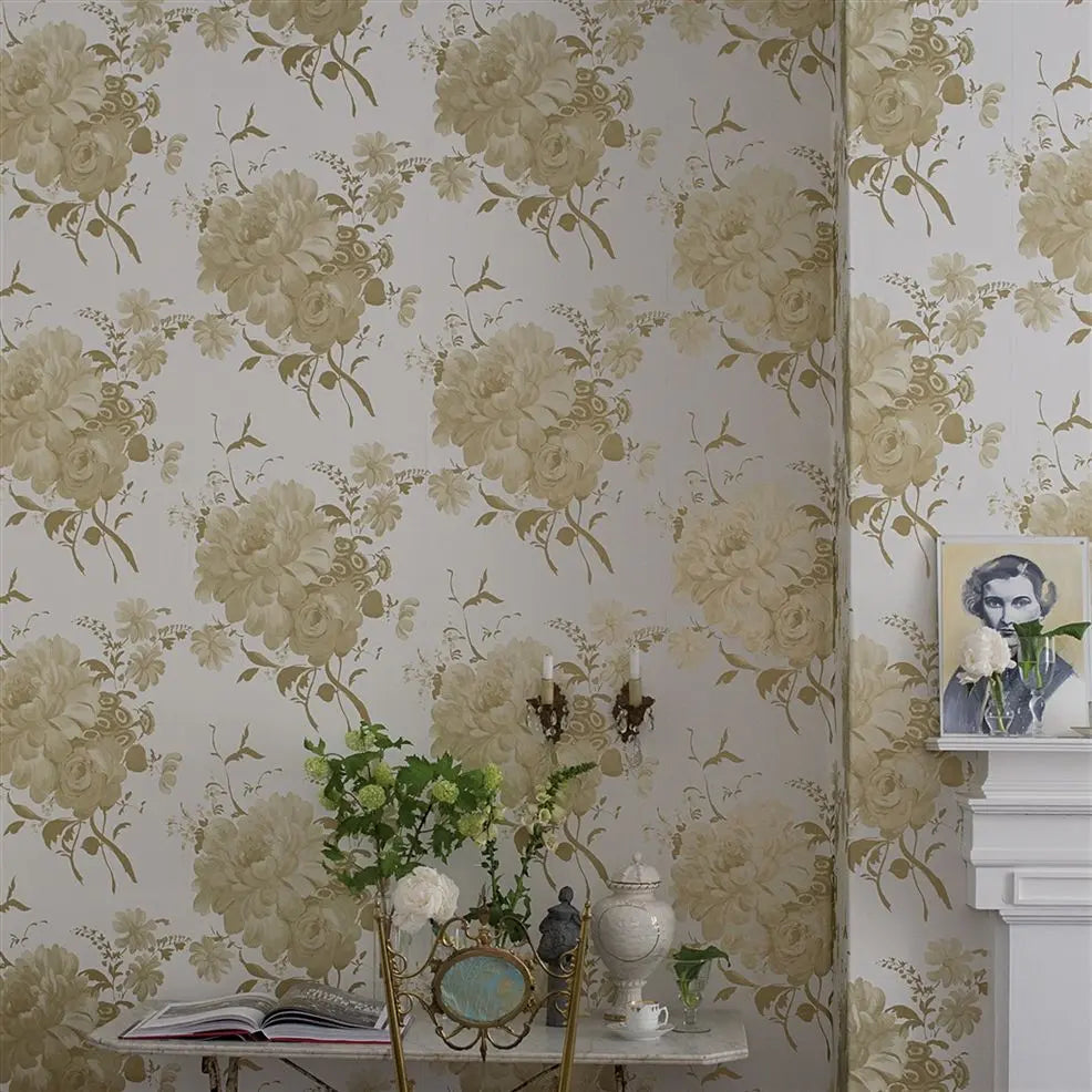 Mehsama Wallpaper - Oyster - P574/02 - Designers Guild