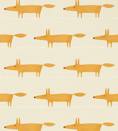 Midi Fox Wallpaper - Raffia / Chai - NHAP112818 - Scion