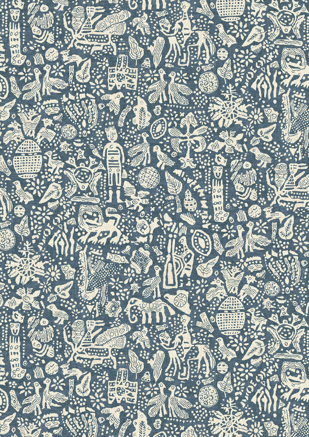 Minna Maze Wallpaper - Marmara - Lewis & Wood