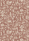 Minna Maze Wallpaper - Russet - Lewis & Wood