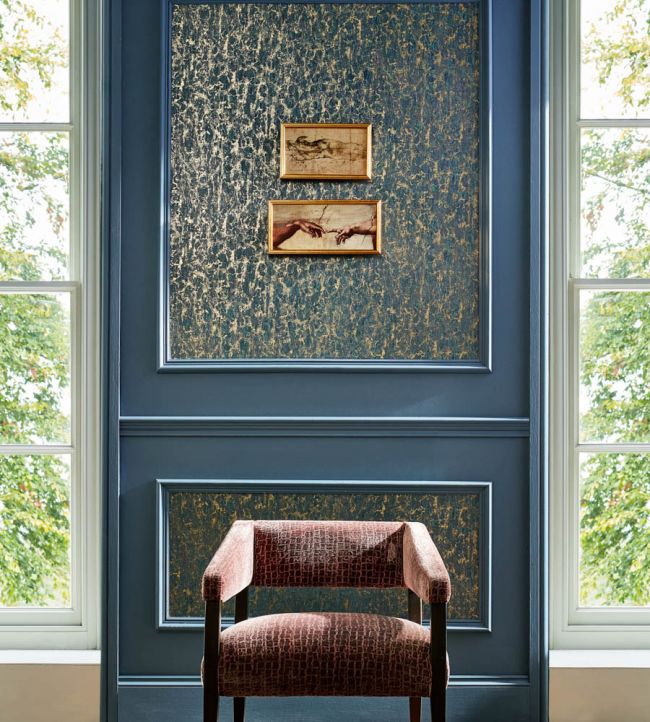 Moresque Glaze Wallpaper - Indigo - ZHIW312994 - Zoffany
