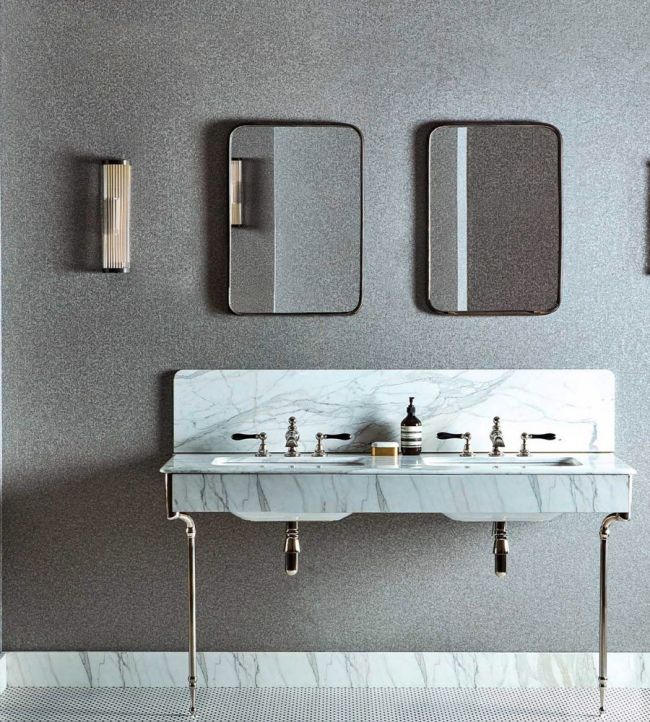 Mosaic Wallpaper - Taylors Grey - ZRHW312925 - Zoffany