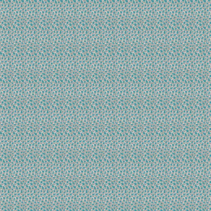 Nada Print Peacock Fabric