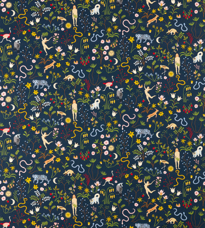 Garden of Eden Fabric - Midnight