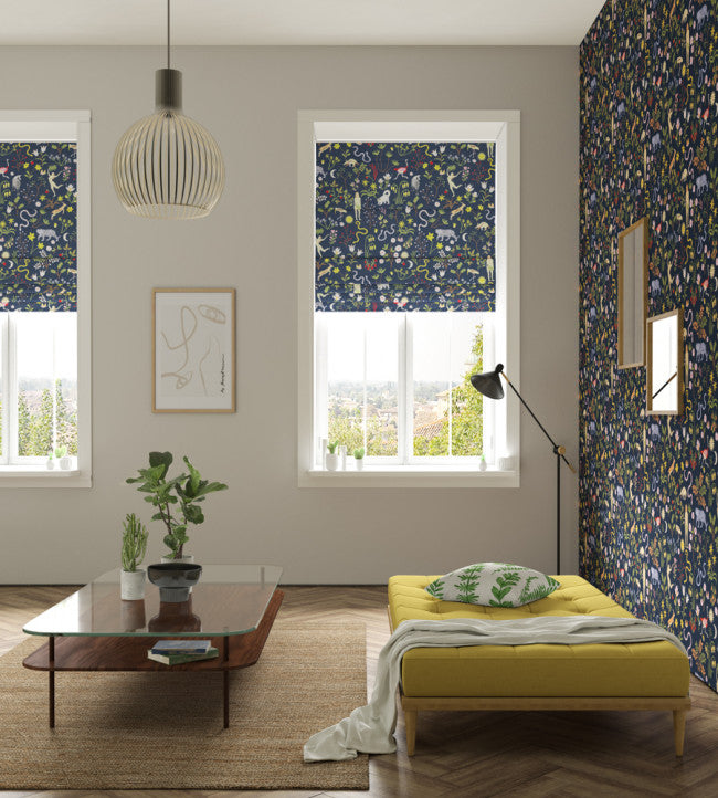 Garden of Eden Room Fabric - Midnight