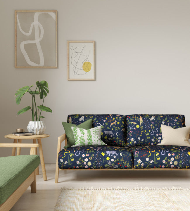 Garden of Eden Room Fabric - Midnight