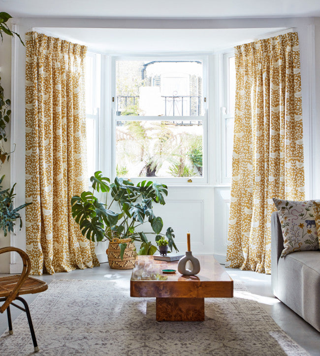 Looting Fruits Room  Fabric - Chai