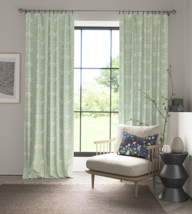 Looting Fruits Room Fabric - Sage