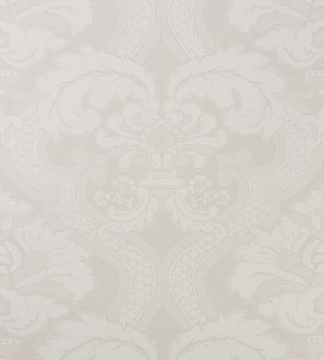 NCW4277-01 - Meredith Wallpaper - White/Cream - Nina Campbell