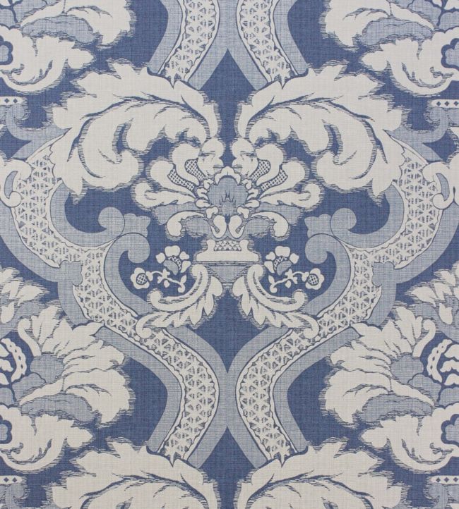 NCW4277-07 - Meredith Wallpaper - Blue - Nina Campbell