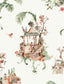 NCW4497-02 - Toile Chinoise Wallpaper - Coral/ Green - Nina Campbell