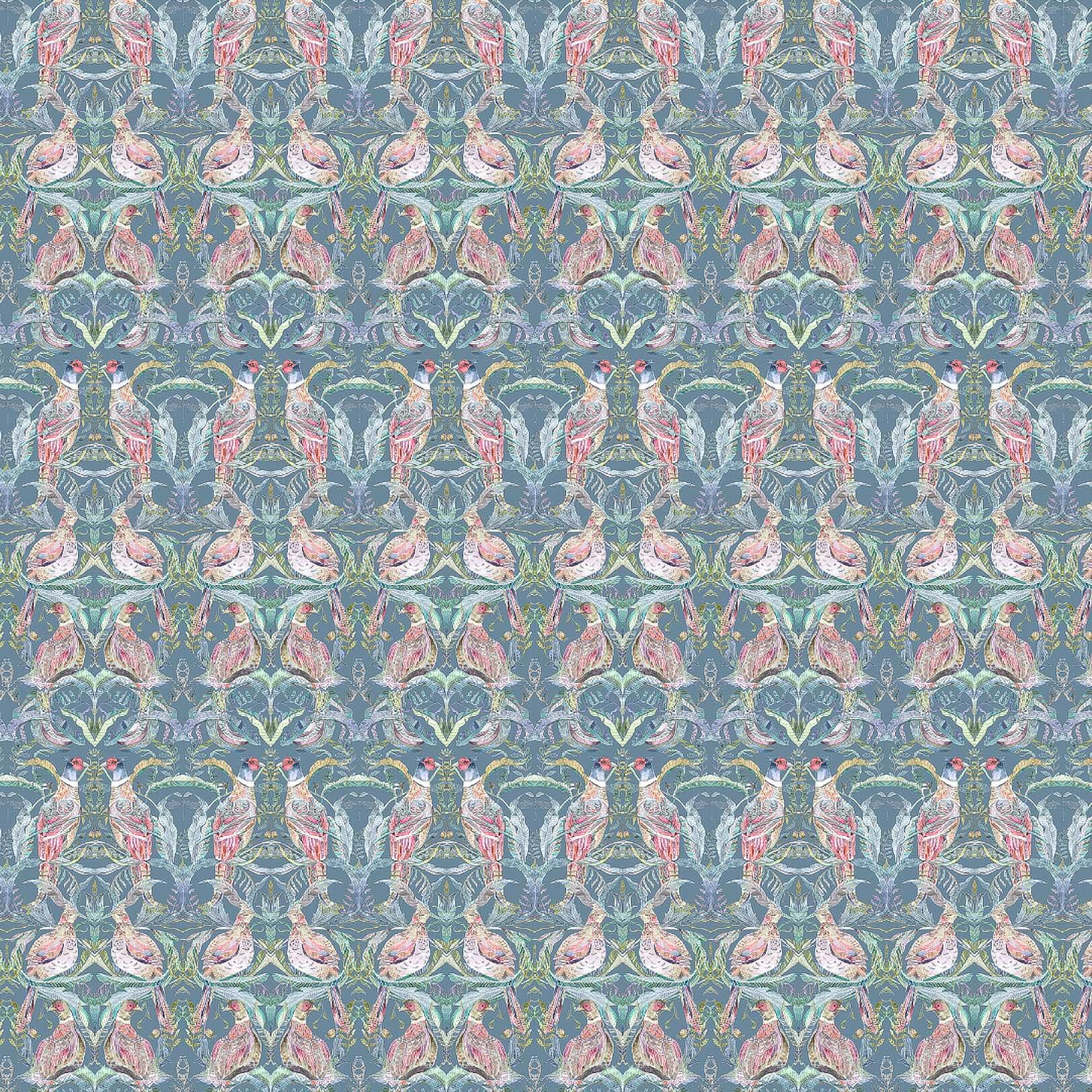 Netherton Loganberry Denim Lomond Pima Lawn Cotton - Dress Fabric